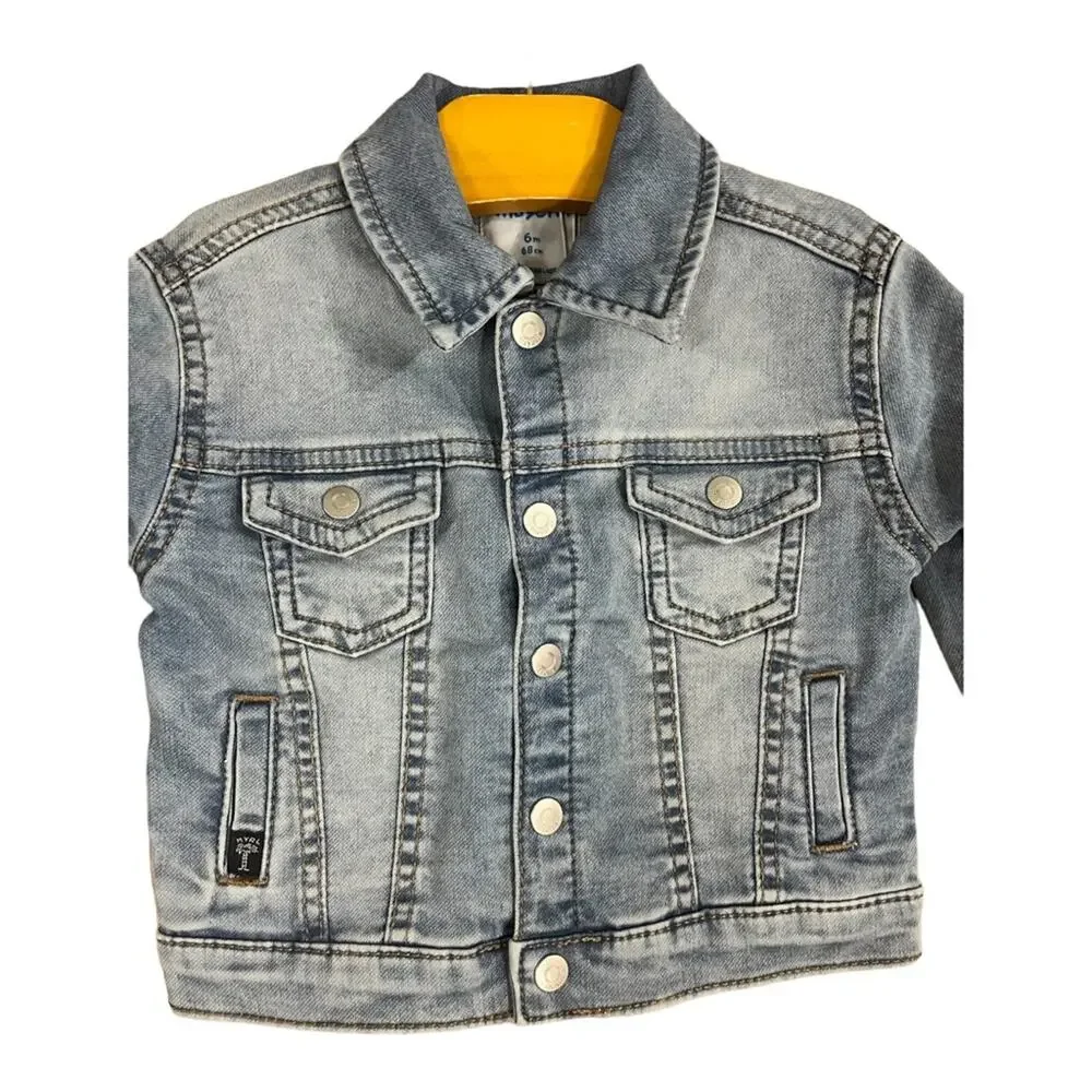 NWT Mayoral Ecofriends denin blue jean jacket Baby infant size 6 months